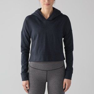 lululemon cut above pullover - heathered navy